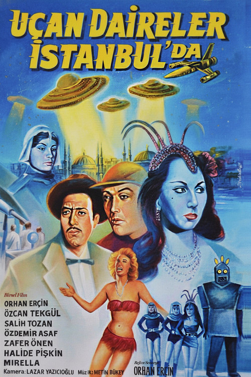 Flying Saucers Over Istanbul Poster