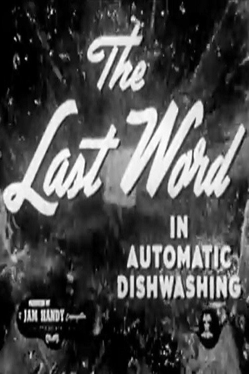 The Last Word In Automatic Dishwashing Poster