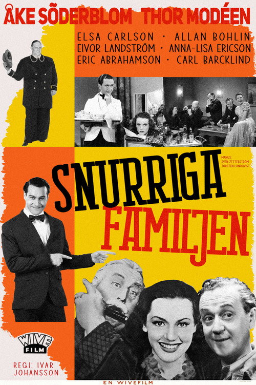 Snurriga familjen Poster