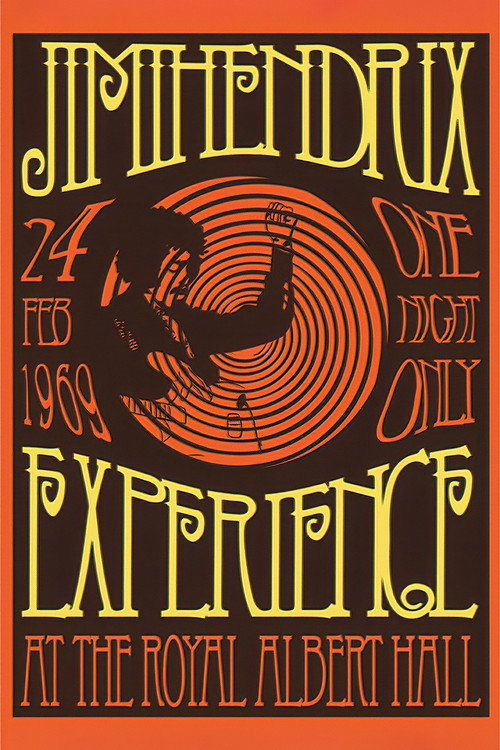 Jimi Hendrix - Live at the Royal Albert Hall Poster