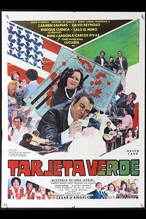 Tarjeta verde Poster