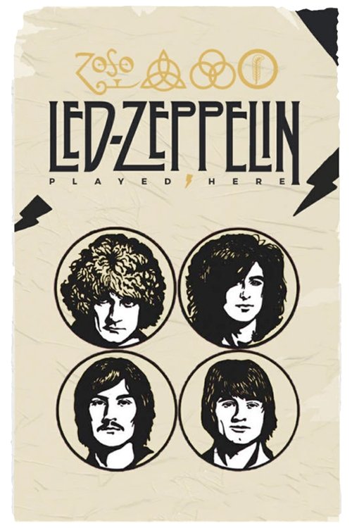 Led Zeppelin Played Here Poster