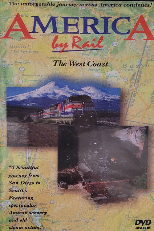 America by Rail: The West Coast Poster