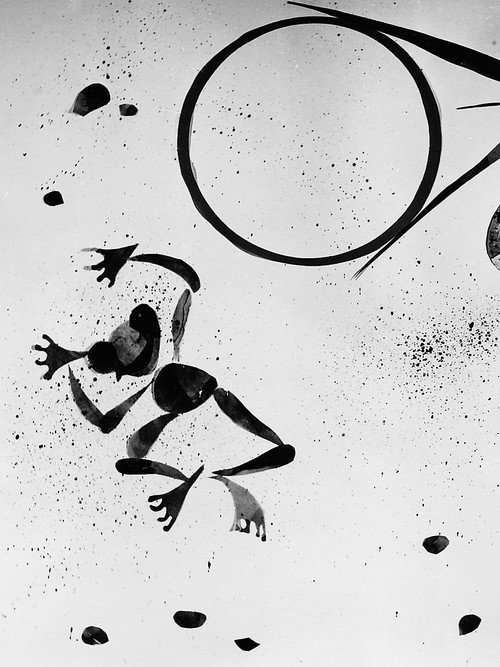 Vom Fröschlein und seinem Reifen Poster