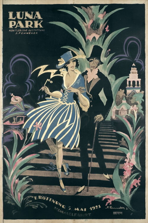 Double Ring Act, Luna Park Poster