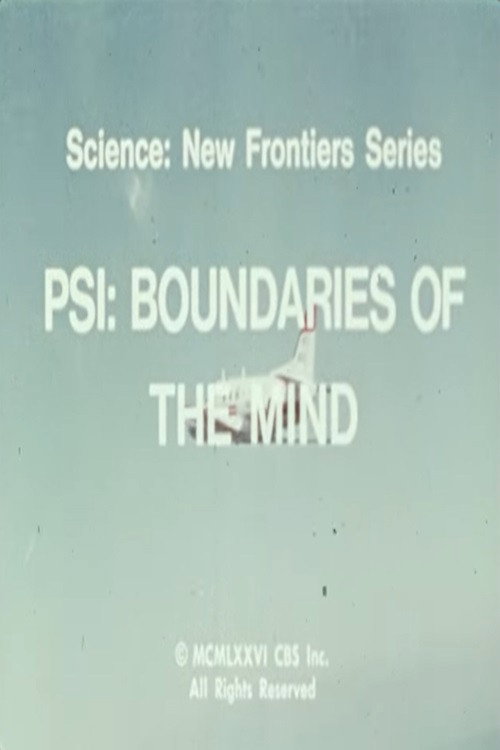 PSI: Boundaries of the Mind Poster