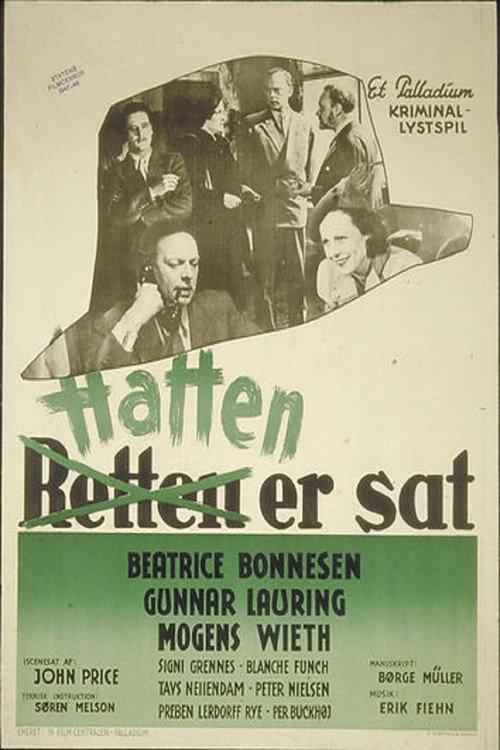 Hatten er sat Poster