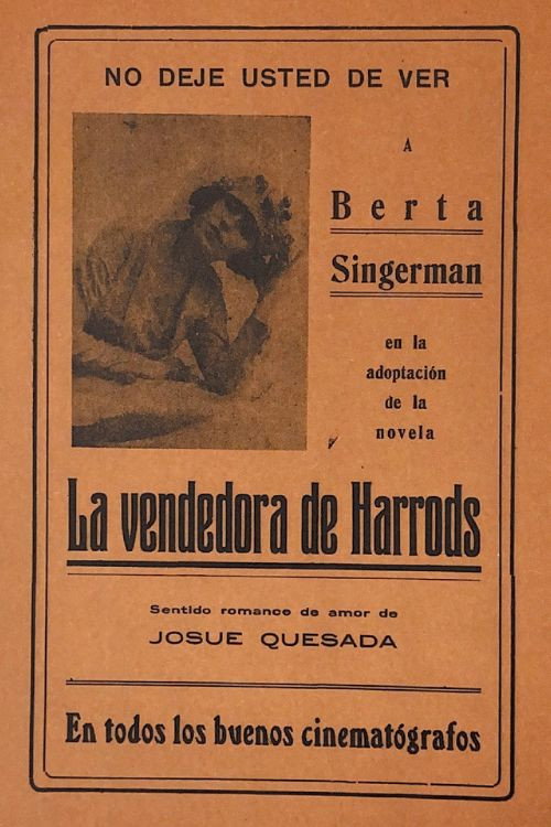 La vendedora de Harrod's Poster