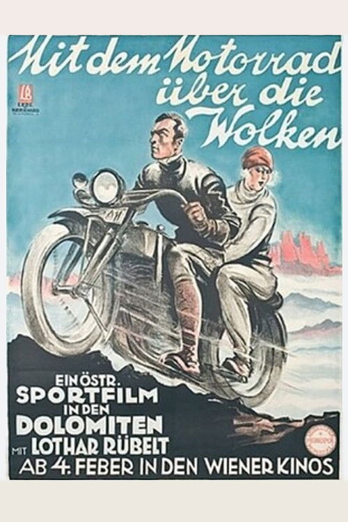 A Motorcycle Trip Among the Clouds Poster