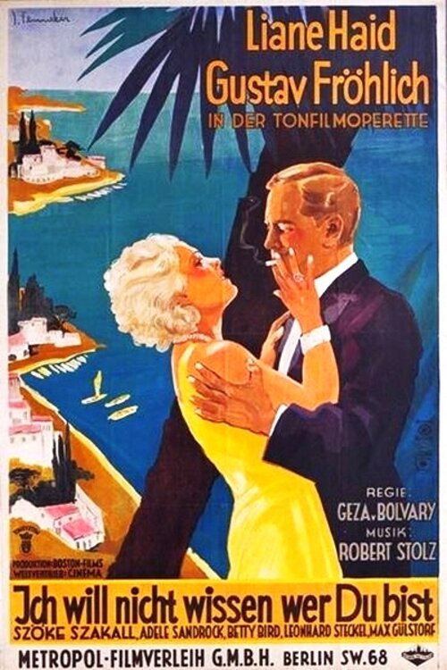 I Do Not Want to Know Who You Are Poster