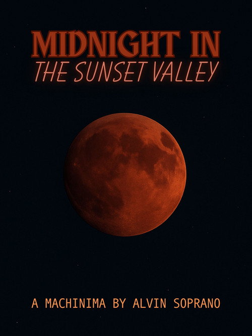 Midnight in the Sunset Valley Poster