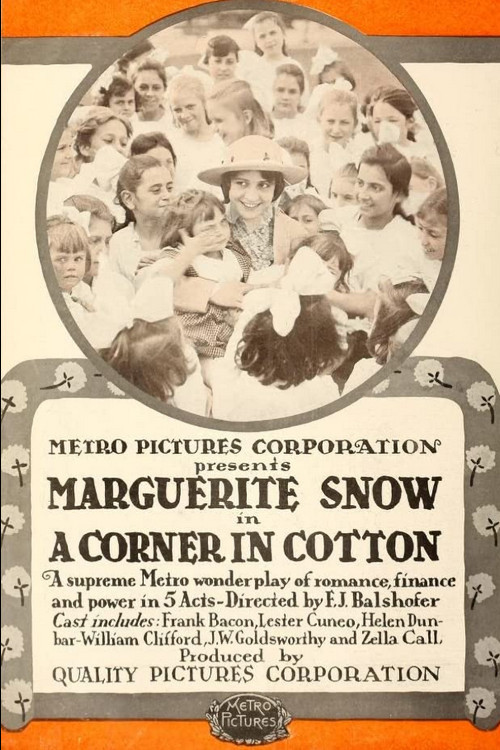 A Corner in Cotton Poster