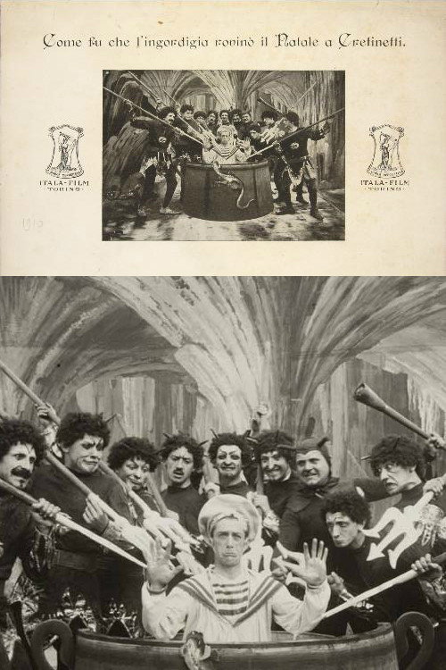 Come fu che l'ingordigia rovinò il Natale a Cretinetti Poster