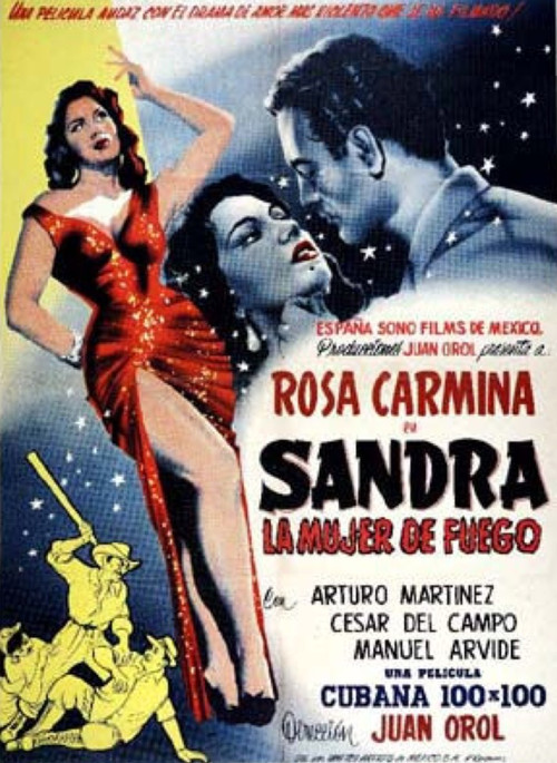 Sandra, the Woman of Fire Poster