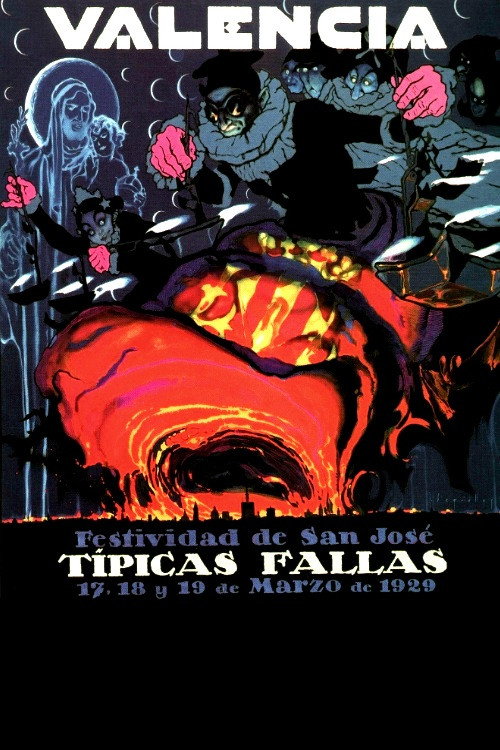 Fallas de Valencia Poster