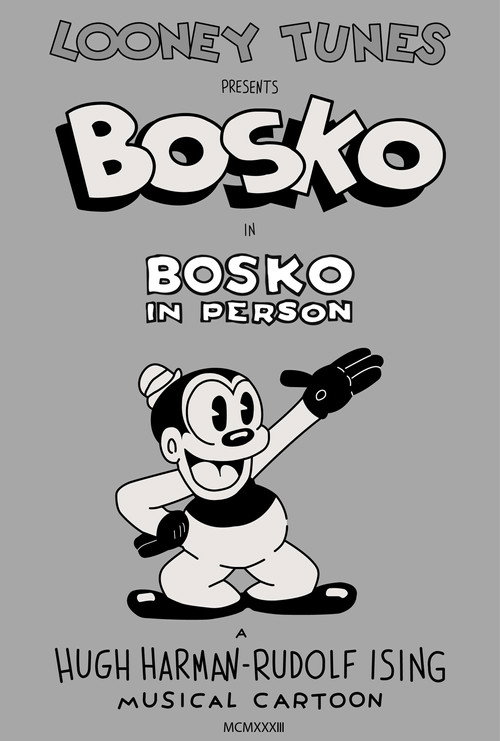 Bosko in Person Poster