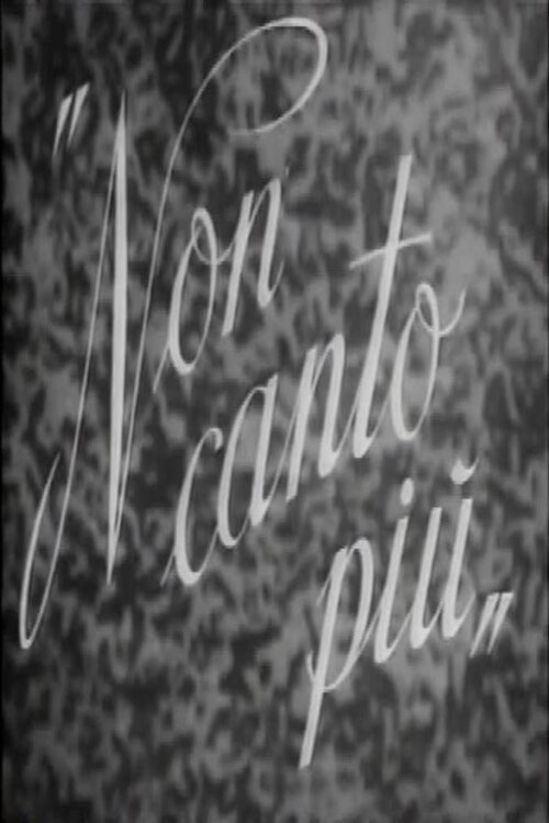Non canto più Poster