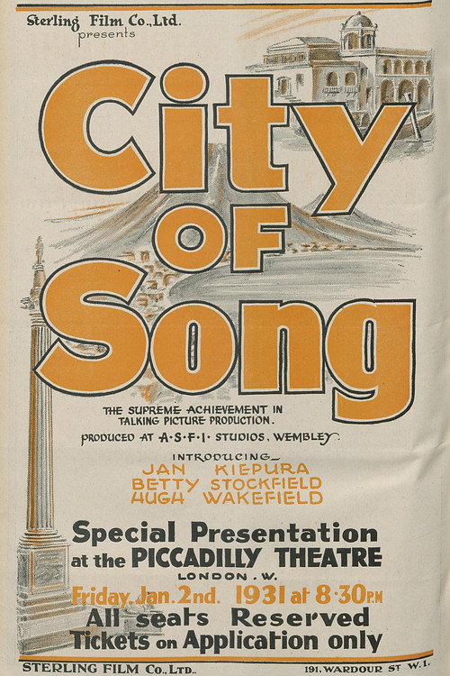 City of Song Poster