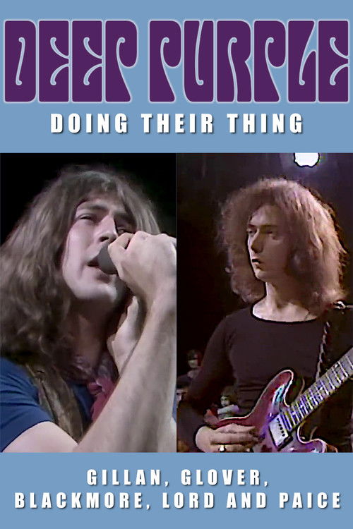 Deep Purple – Doing Their Thing Poster