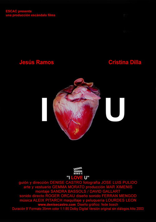 I Love U Poster