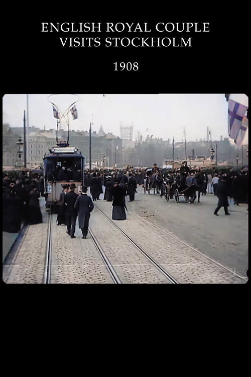 English Royal Couple Visits Stockholm Poster
