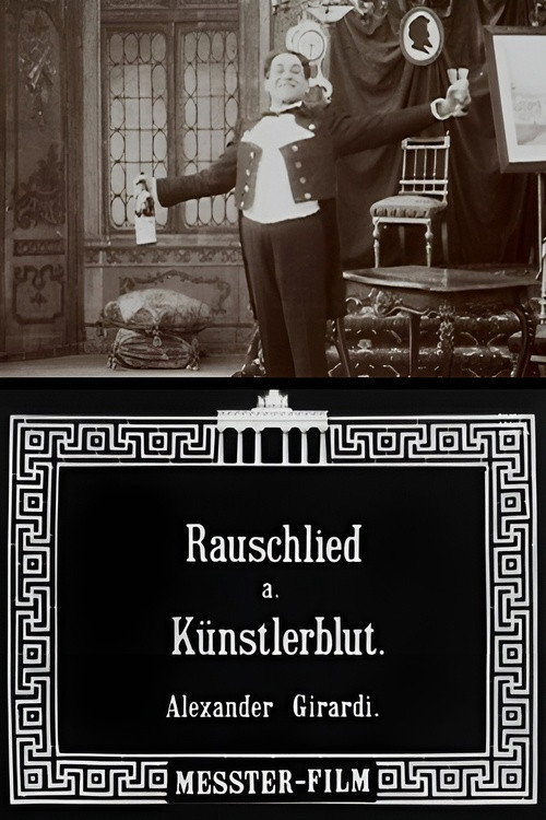 Rauschlied aus "Künstlerblut" Tonbild mit Alexander Girardi Poster