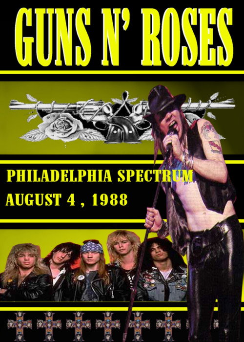Guns N' Roses Live In Philadelphia Poster