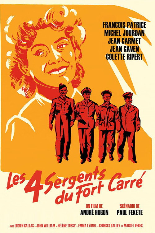 Les Quatre Sergents du Fort Carré Poster