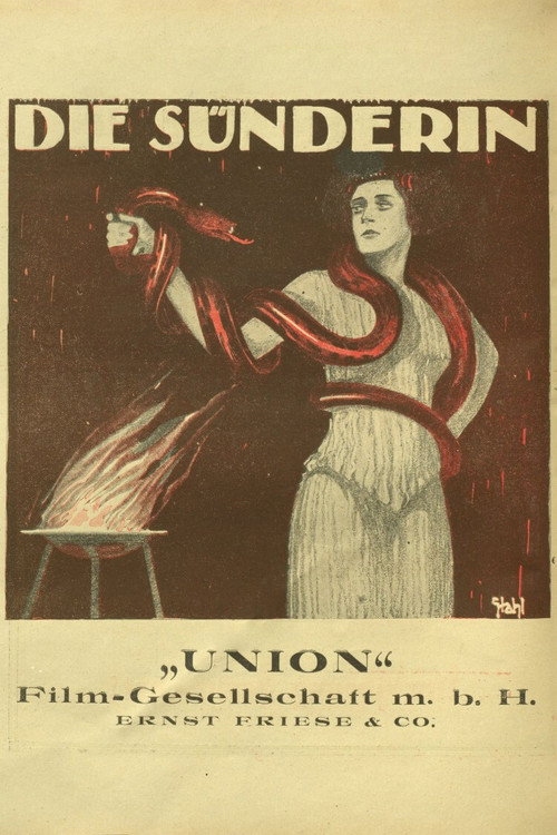 Die Sünderin Poster