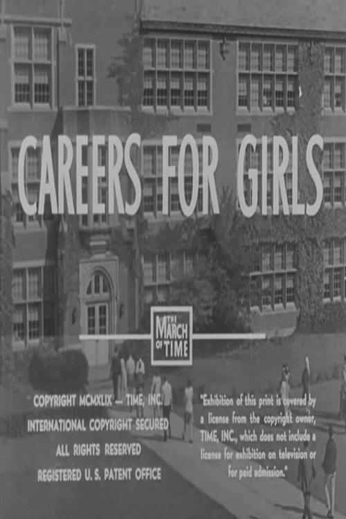 The March of Time: Careers for Girls Poster