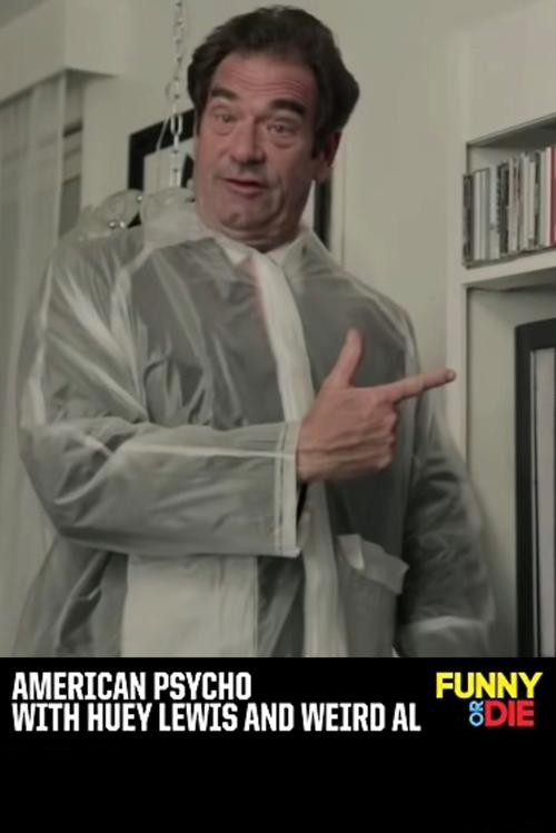 American Psycho with Huey Lewis and Weird Al Poster