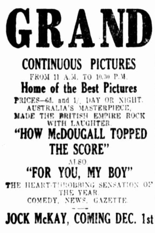 How McDougall Topped the Score Poster