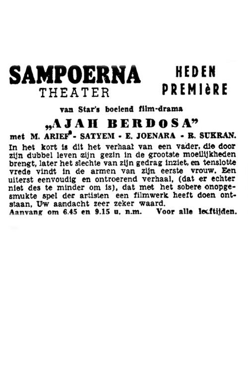 Ajah Berdosa Poster