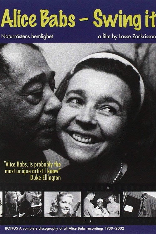 Alice Babs - Swing It! Poster