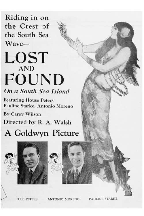 Lost and Found on a South Sea Island Poster