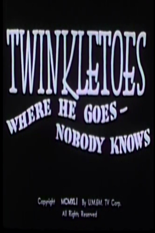 Twinkletoes - Where He Goes Nobody Knows Poster
