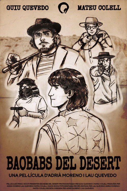 Baobabs del Desert Poster