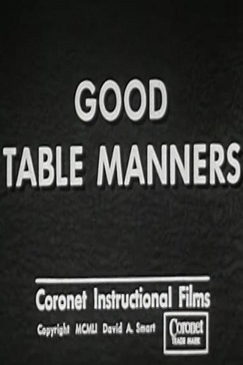 Good Table Manners Poster