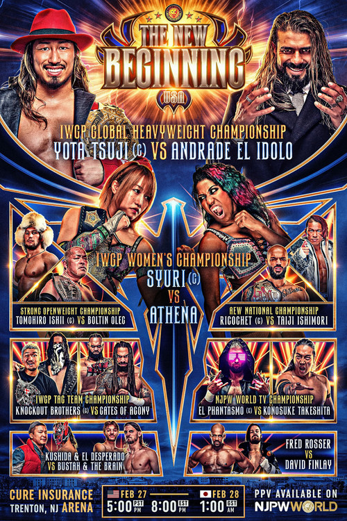 NJPW The New Beginning USA 2026 Poster