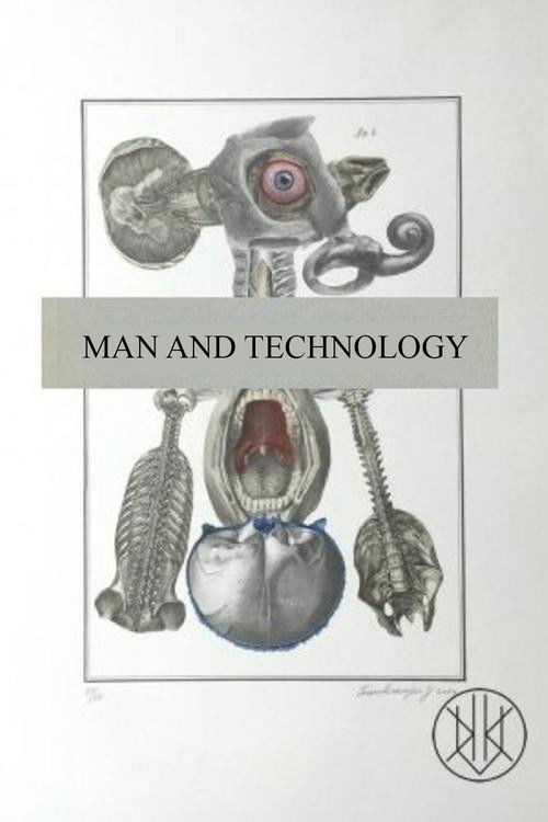 Man and Technology Poster