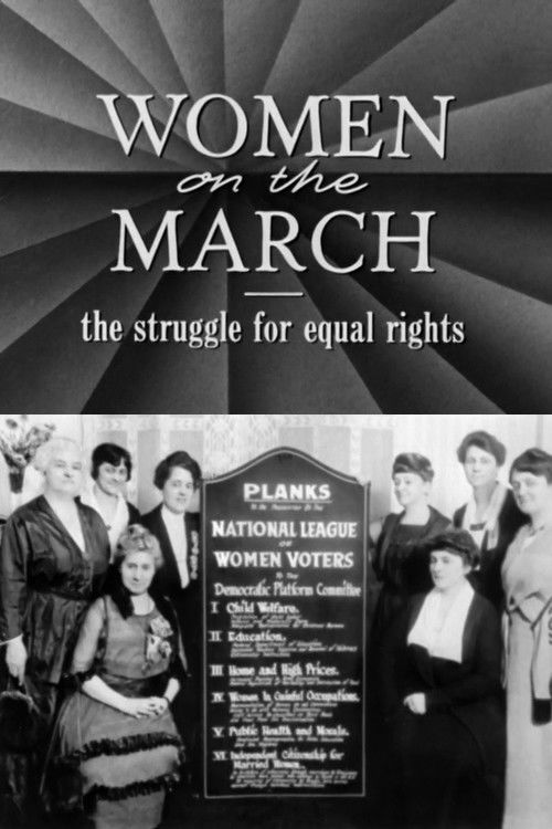 Women on the March: The Struggle for Equal Rights Poster