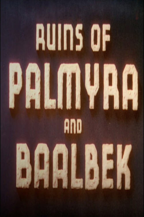 Ruins of Palmyra and Baalbek Poster