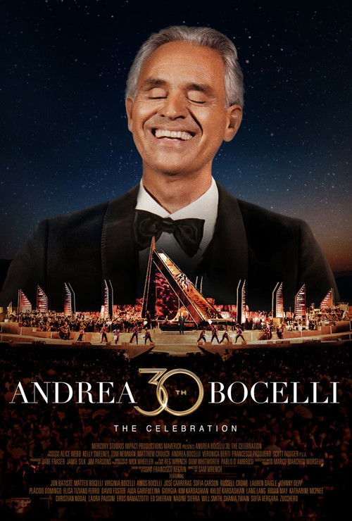 Andrea Bocelli - The Celebration:30th Anniversary Poster