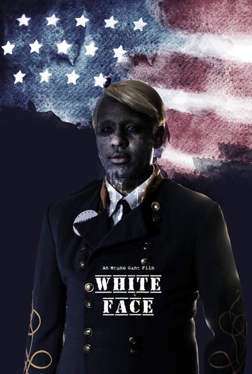 White Face Poster