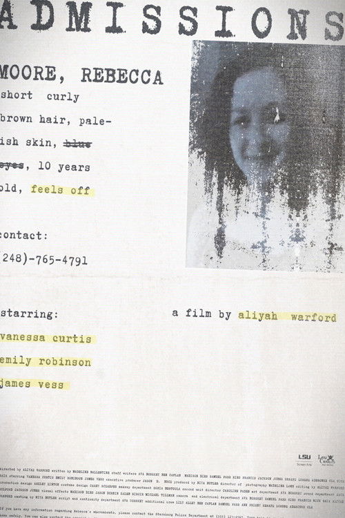 Not Alone: Admissions Poster