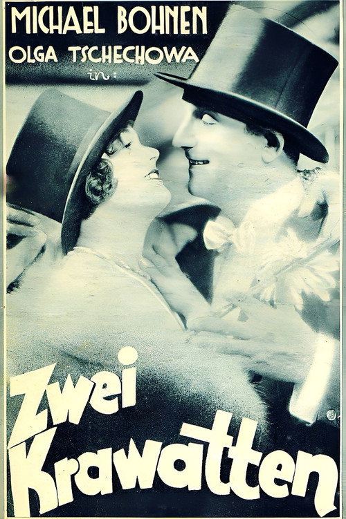 Zwei Krawatten Poster