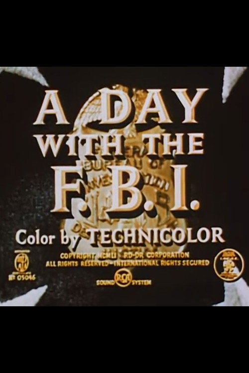 A Day With The F.B.I. Poster