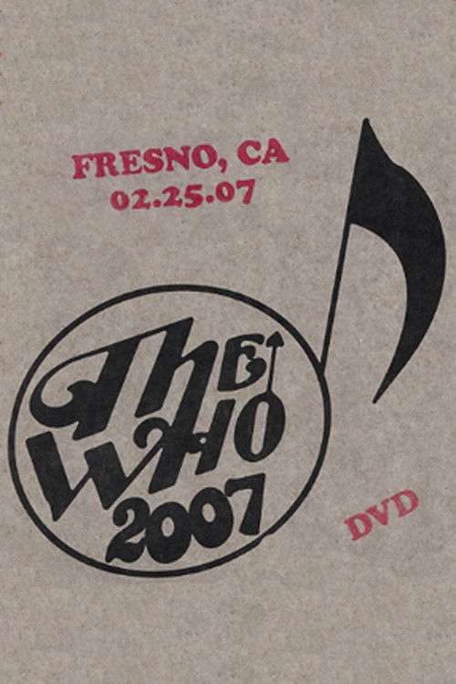 The Who: Fresno 2/25/2007 Poster