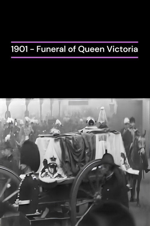 Funeral of Queen Victoria Poster