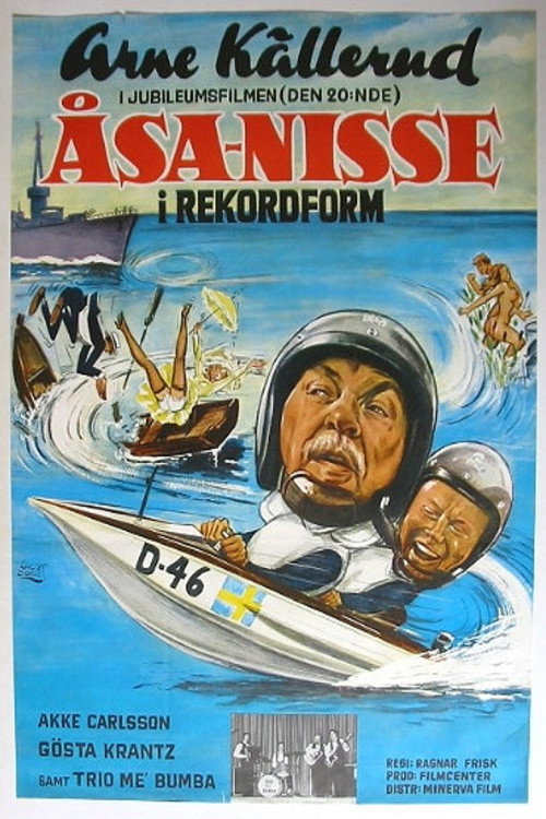 Åsa-Nisse i rekordform Poster